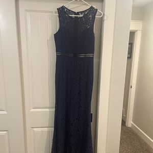 Navy blue maxi dress